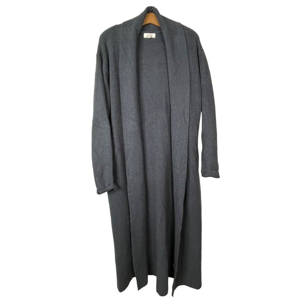 Freeway Cardigan Open Front Duster Shawl Collared Cozy Long Sleeve Size Small